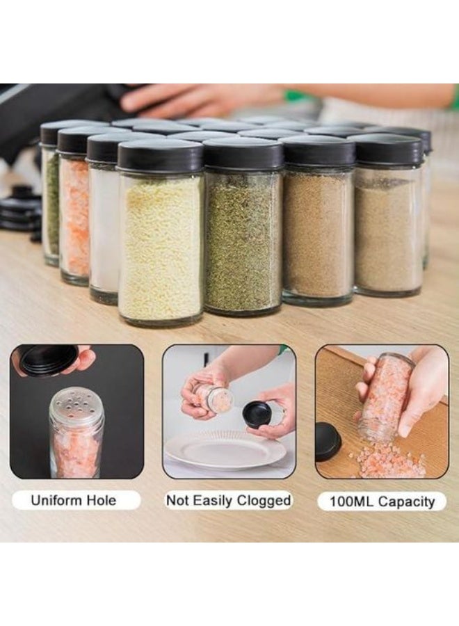 Kitchen spice rack organizer, 360-degree rotating spice rack with 18 jars, multi-functional kitchen spice rack - Image 5